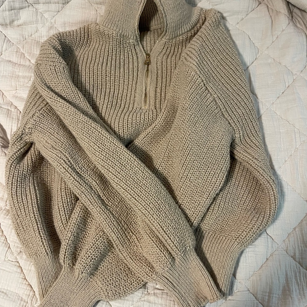 Cozy Beige Women's Sweater